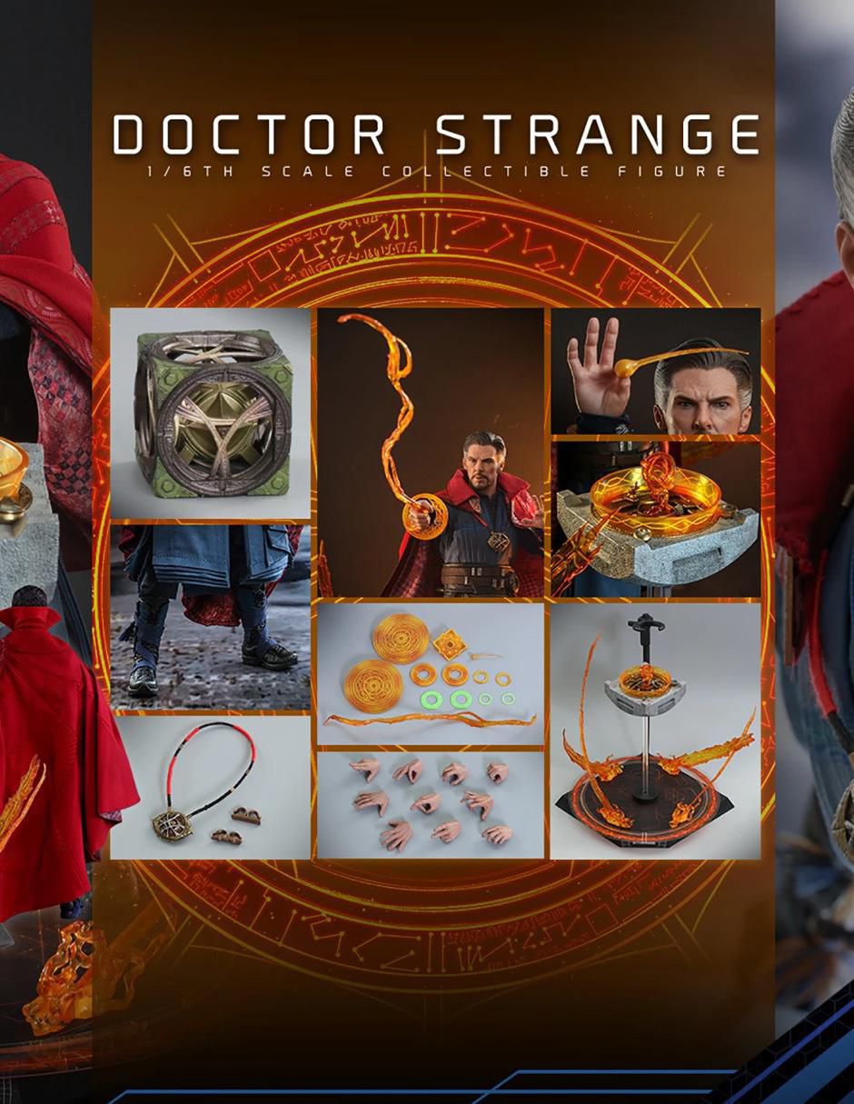 Figura de colección Spider-Man: No Way Home Doctor Strange collectors con luz 2