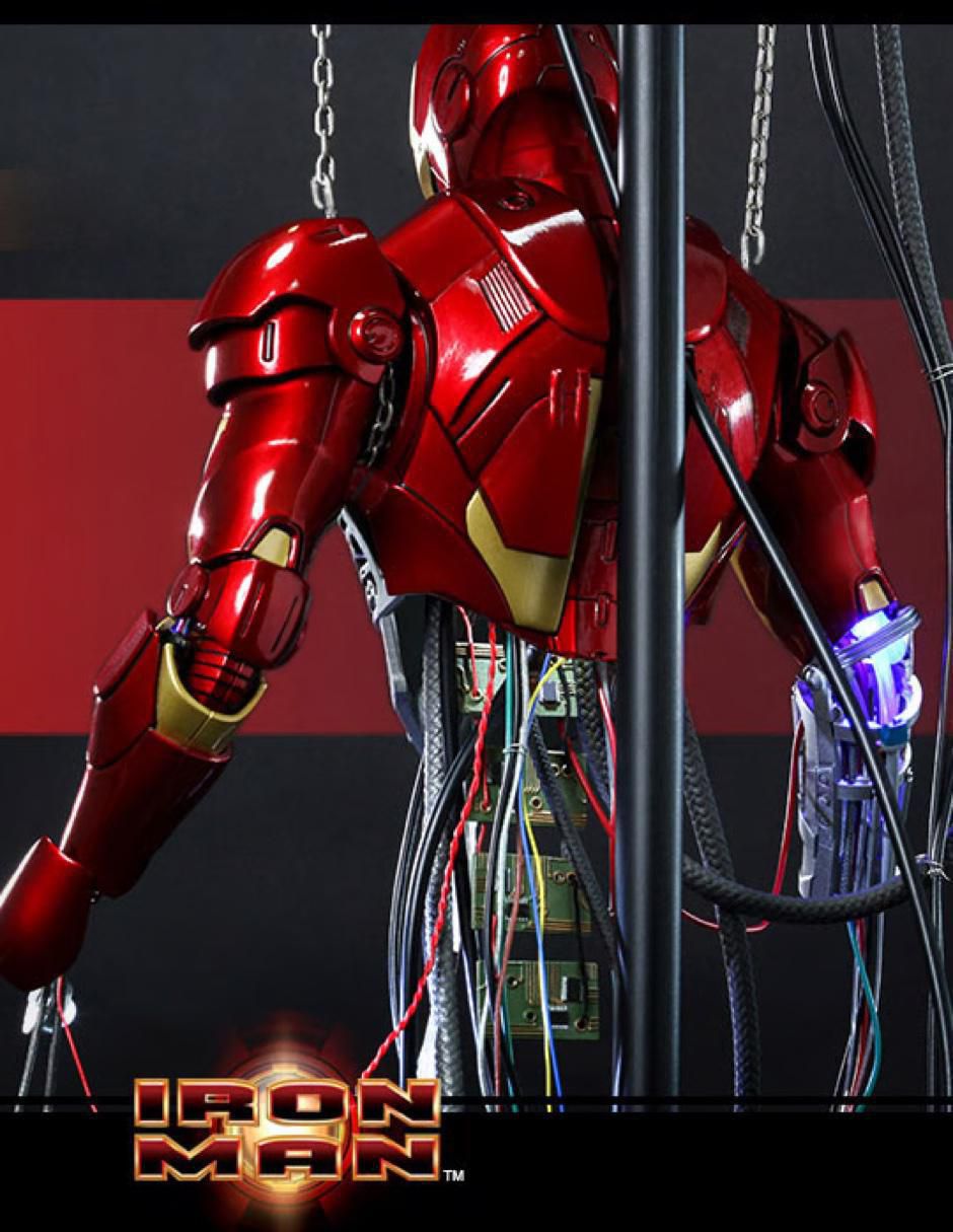 Diorama articulada Marvel Studios: Iron Man Iron Man collectors con luz 3
