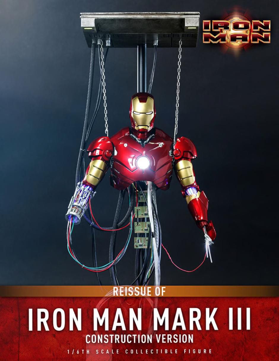 Diorama articulada Marvel Studios: Iron Man Iron Man collectors con luz 4