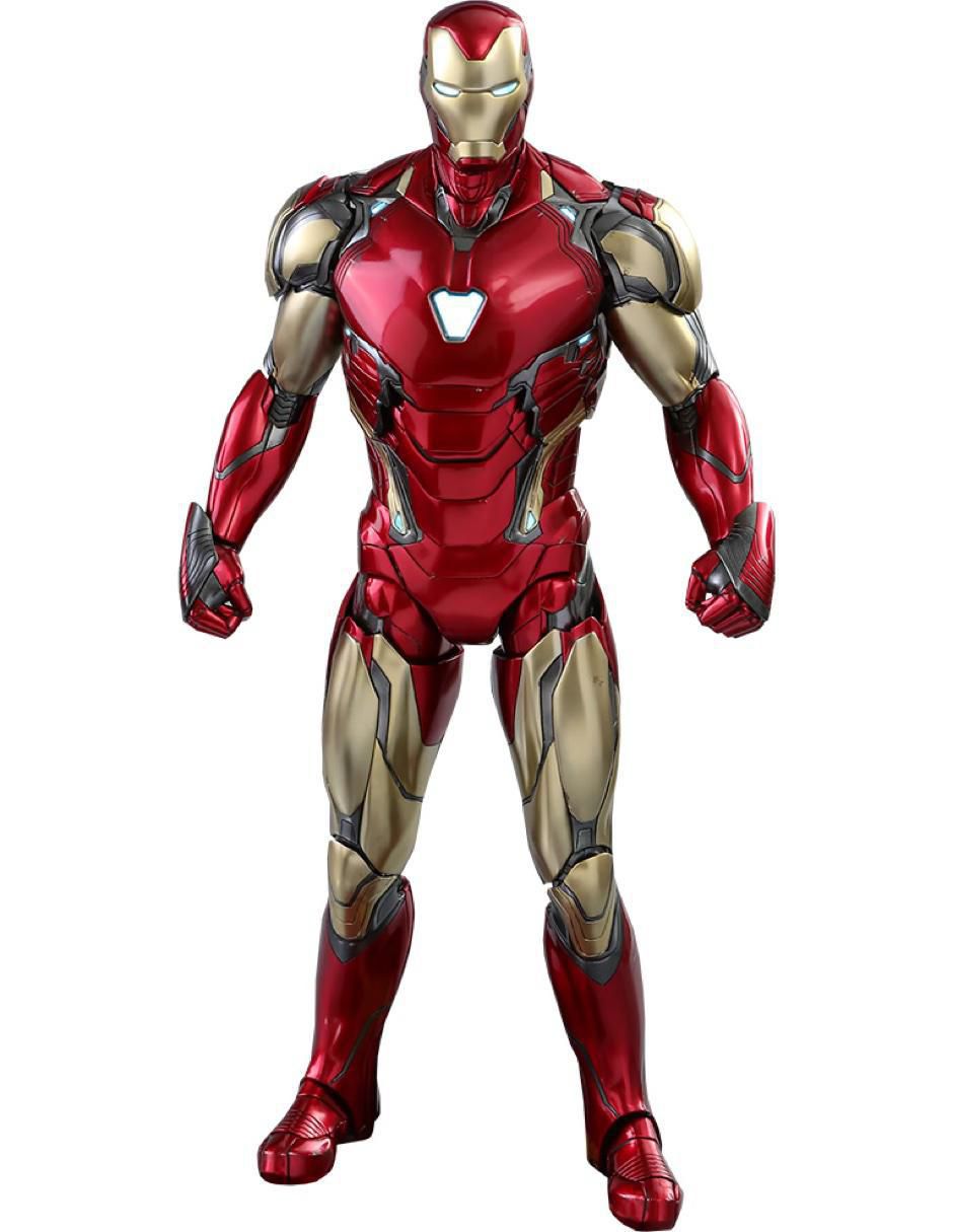 Figura de Colección Avengers Endgame Iron Man Hot Toys con Luz Articulado