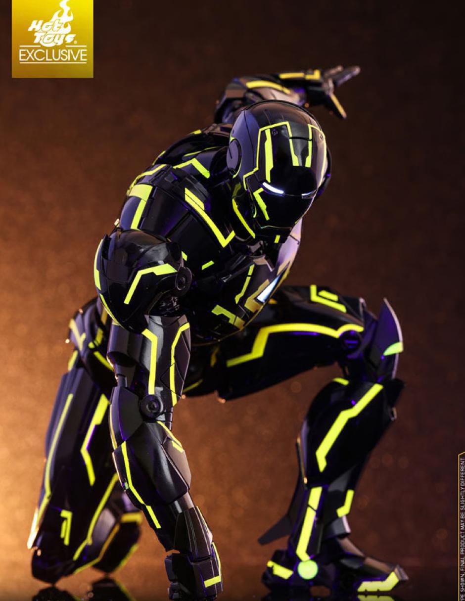 Figura de colección Marvel Avengers Iron Man collectors con luz 3