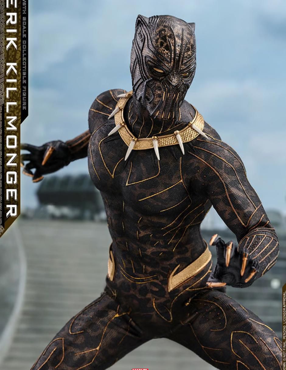 Figura de colección Marvel:Black Panther Erik Killmonger ultimate 4