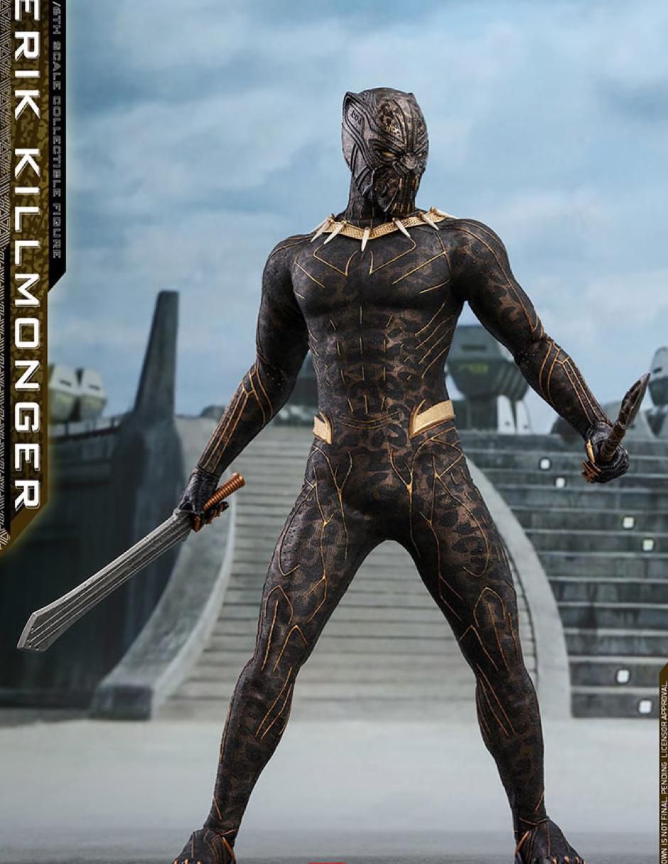 Figura de colección Marvel:Black Panther Erik Killmonger ultimate 6
