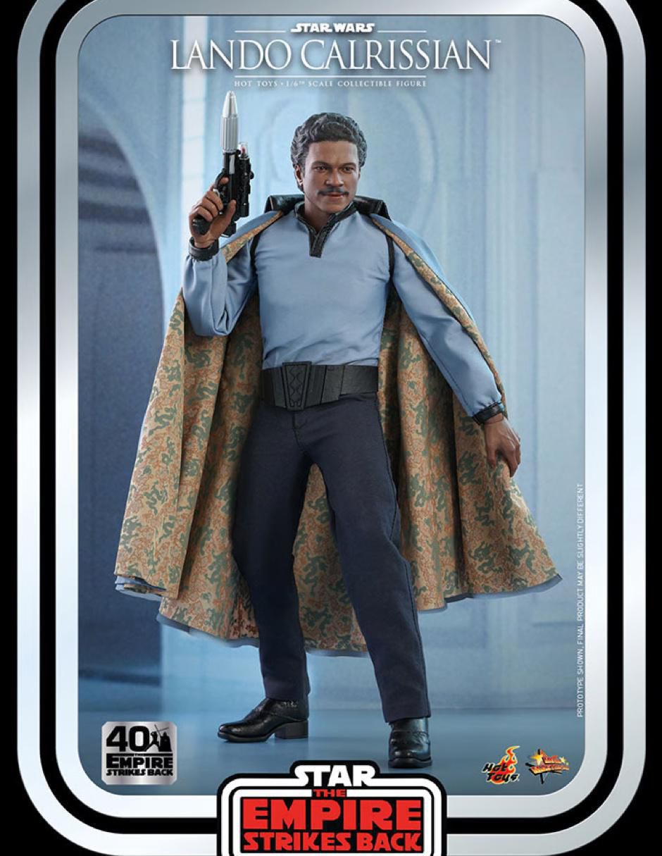 Figura de colección Star Wars The Empire Strikes Back Lando Calrissian aniversario 3