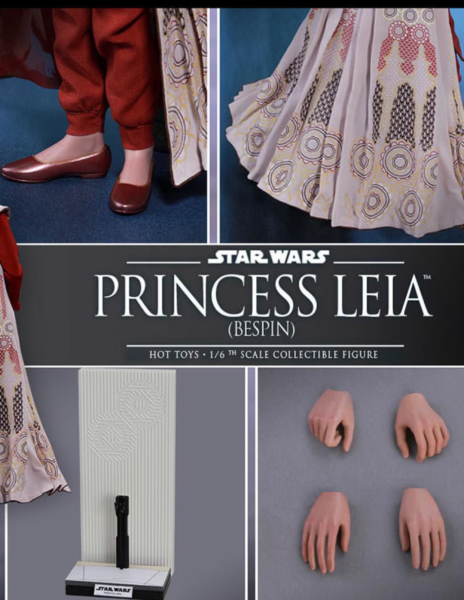 Figura de colección Star Wars The Empire Strikes Back Princesa Leia Organa deluxe 3