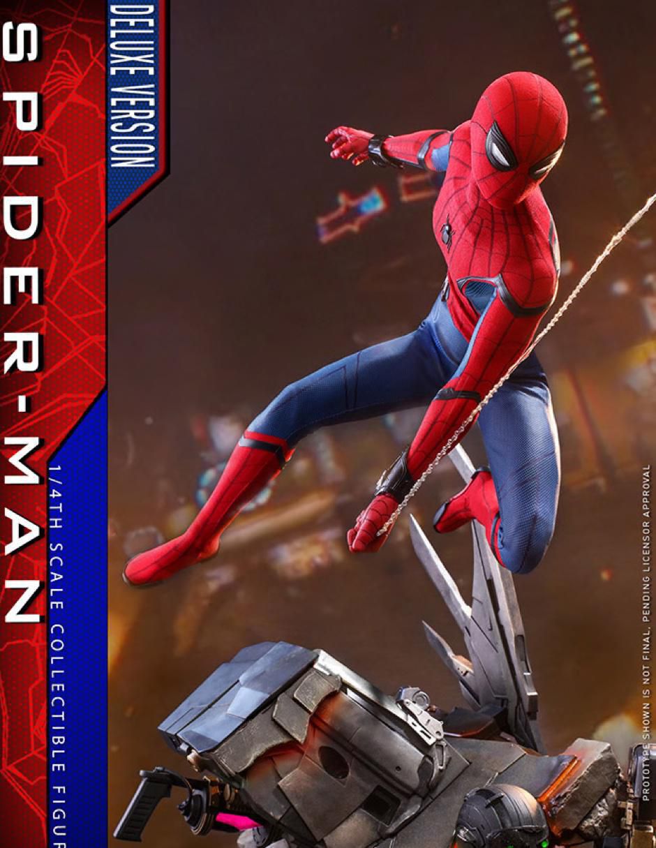 Figura de colección Marvel Spider-Man Homecoming especial con luz 2