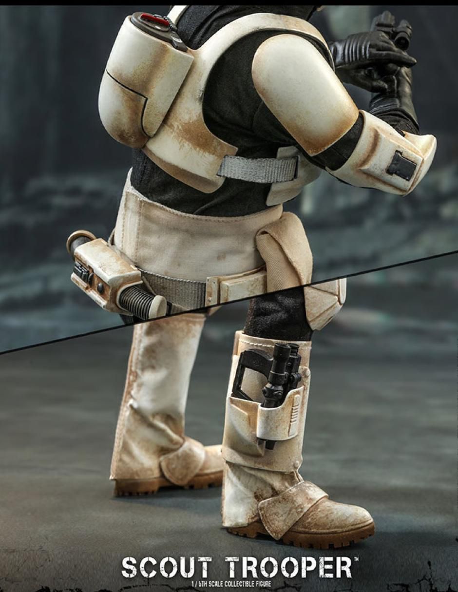 Figura de colección Star Wars The Mandalorian Scout Trooper deluxe 4