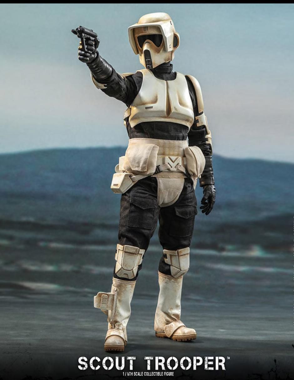 Figura de colección Star Wars The Mandalorian Scout Trooper deluxe 7