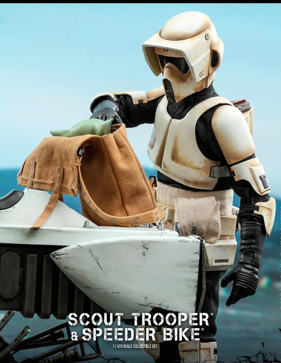 Figura de colección Star Wars The Mandalorian Scout Trooper collectors 5