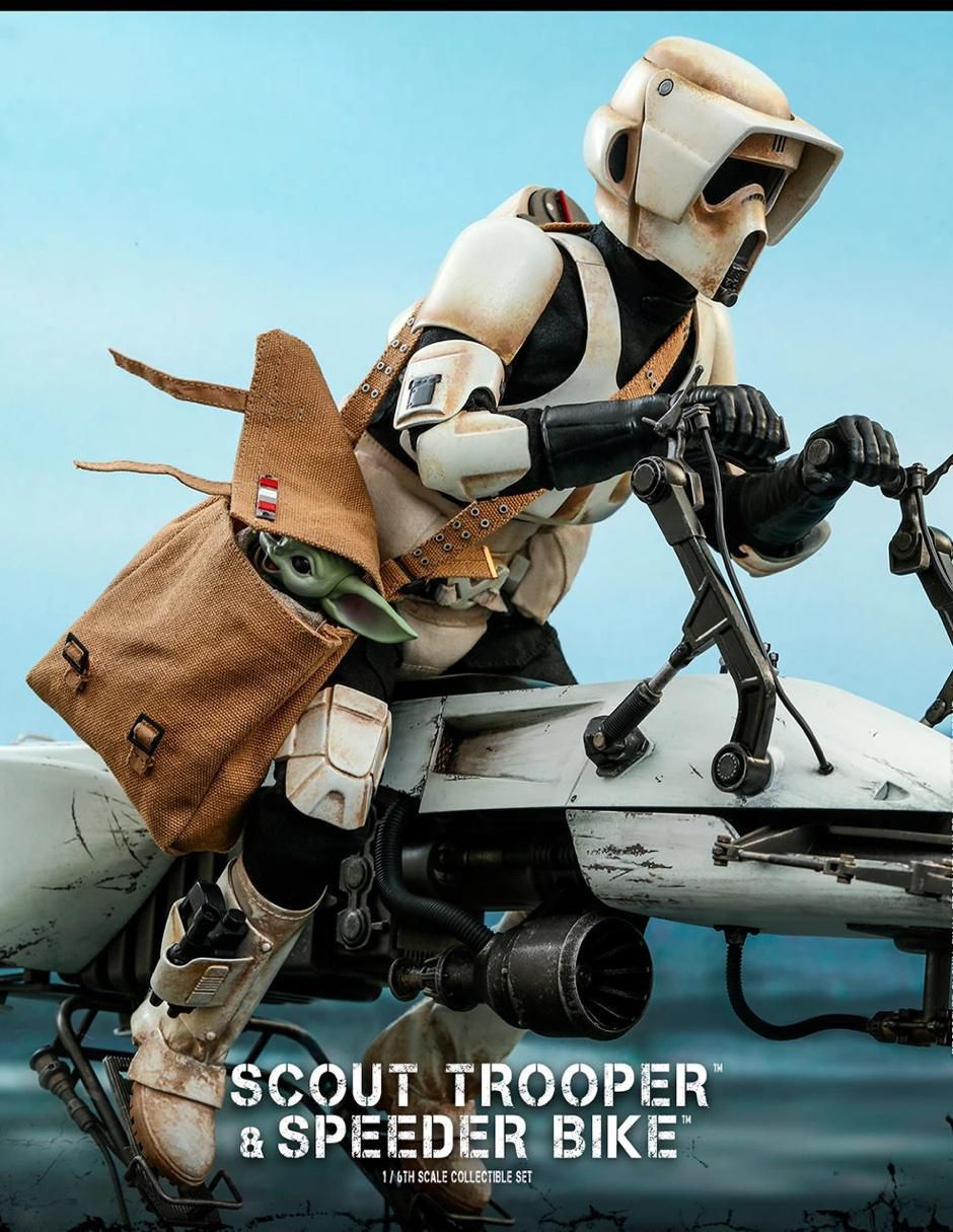 Figura de colección Star Wars The Mandalorian Scout Trooper collectors 6