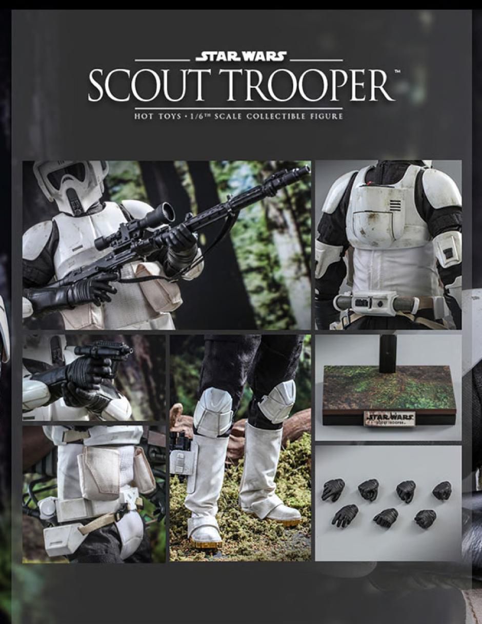Figura de colección Star Wars Scout Trooper deluxe 2