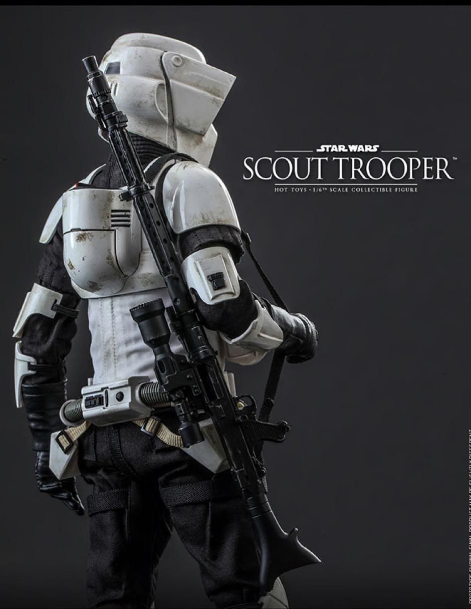 Figura de colección Star Wars Scout Trooper deluxe 3