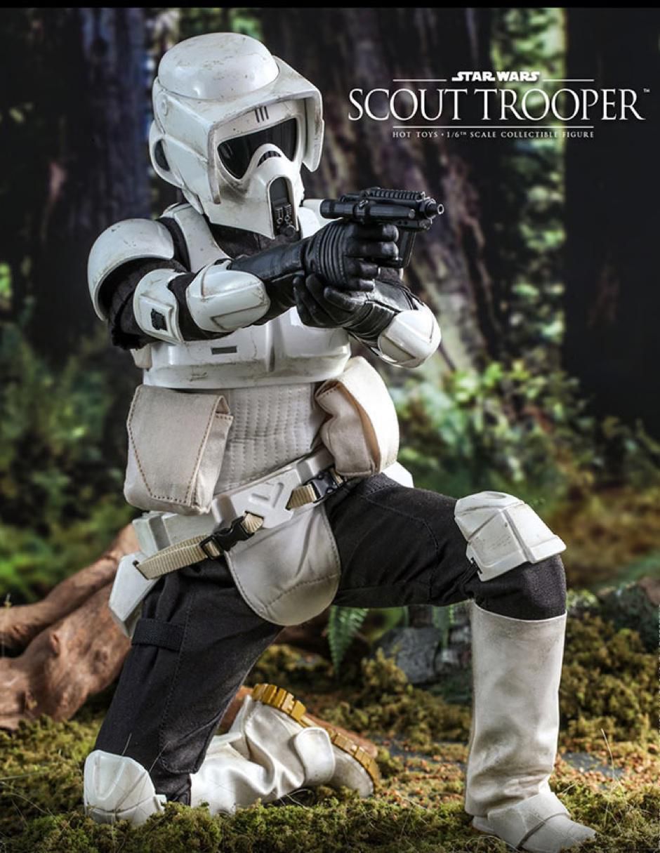 Figura de colección Star Wars Scout Trooper deluxe 5