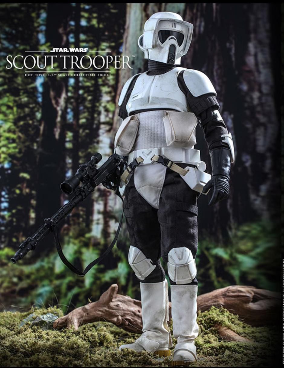 Figura de colección Star Wars Scout Trooper deluxe 6