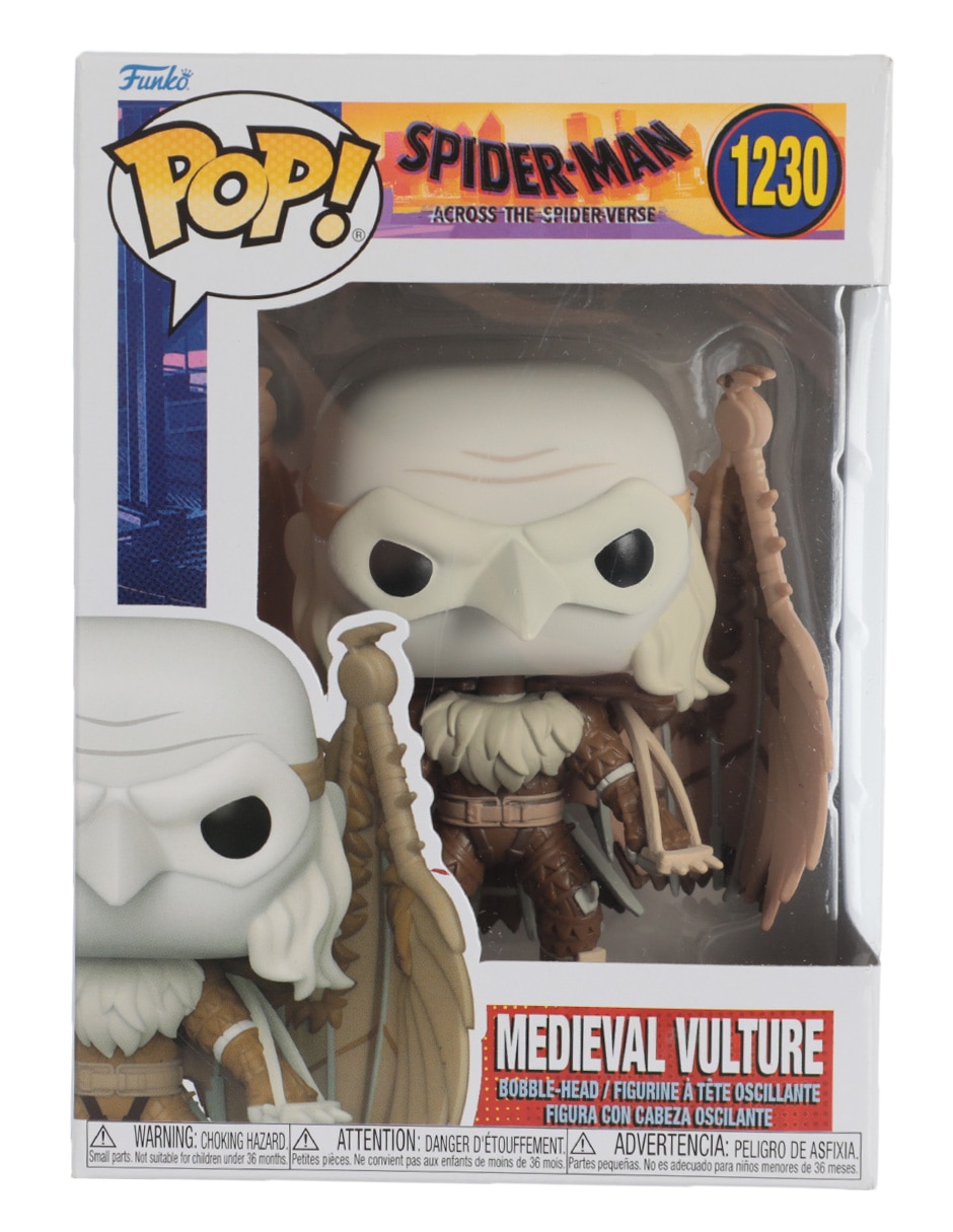 POP! Spider-Man Across the Spiderverse Medieval Vulture cabeza oscilante 4