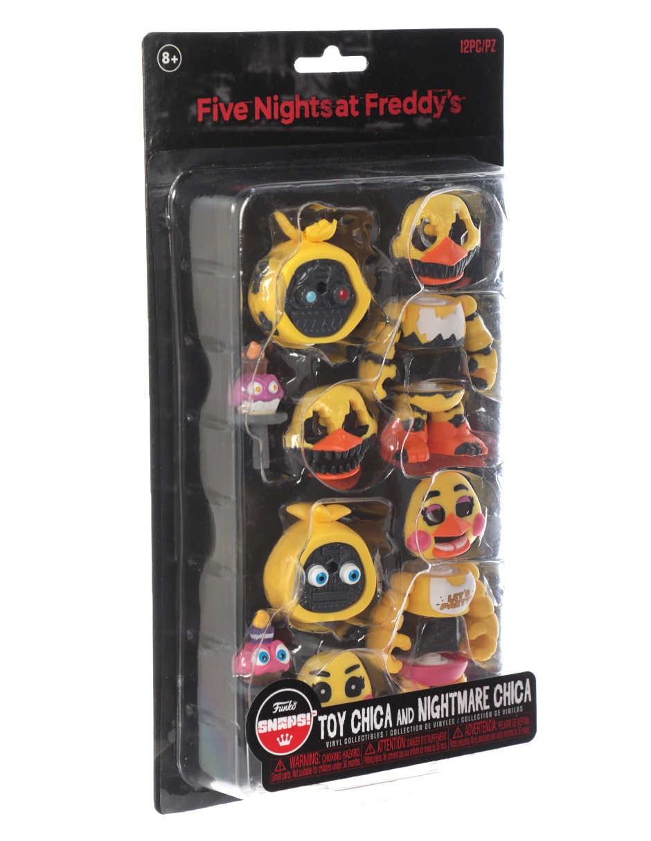 Set Five Nights at Freddy's Toy Chica y Nightmare Chica articulada 2