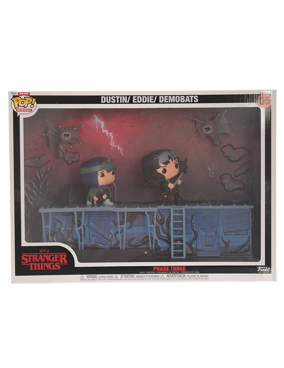 POP! Moment Stranger Things Dustin, Eddi, Demobats 1