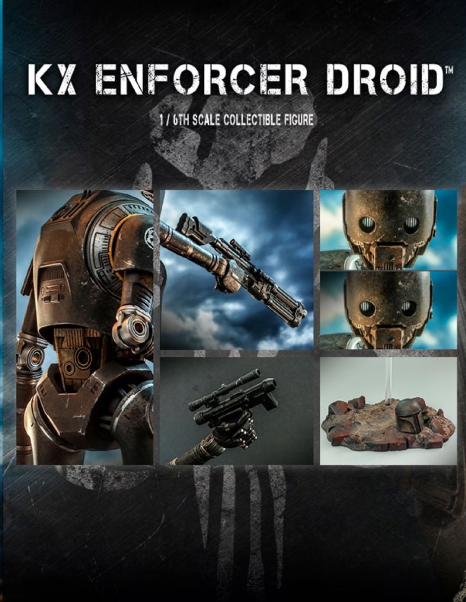 Figura de colección Star Wars KX Security Droid collectors 2