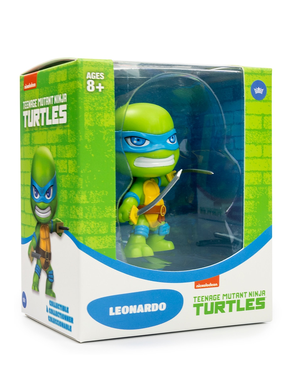 Figura de acción Tortugas Ninja Leonardo Novelmex con movimiento