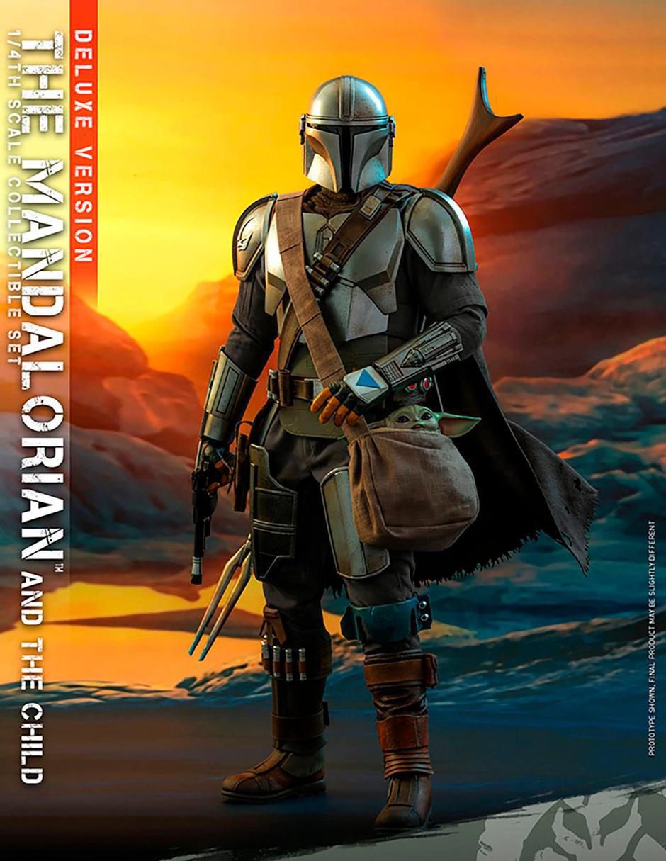 Figura de colección Star Wars The Mandalorian The Mandalorian Star Wars deluxe 2