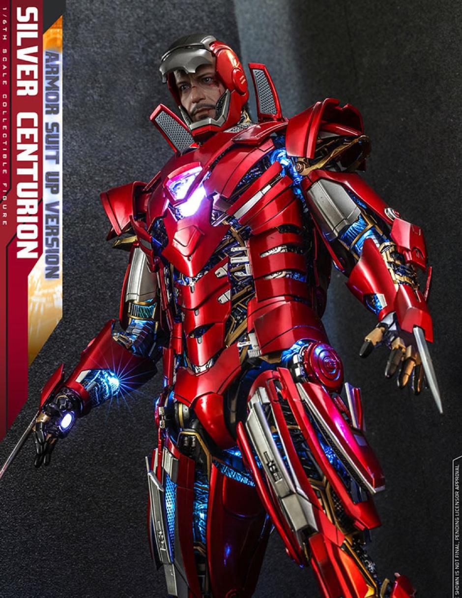 Figura de Colección Marvel Studios: Iron Man con Luz Articulado 4