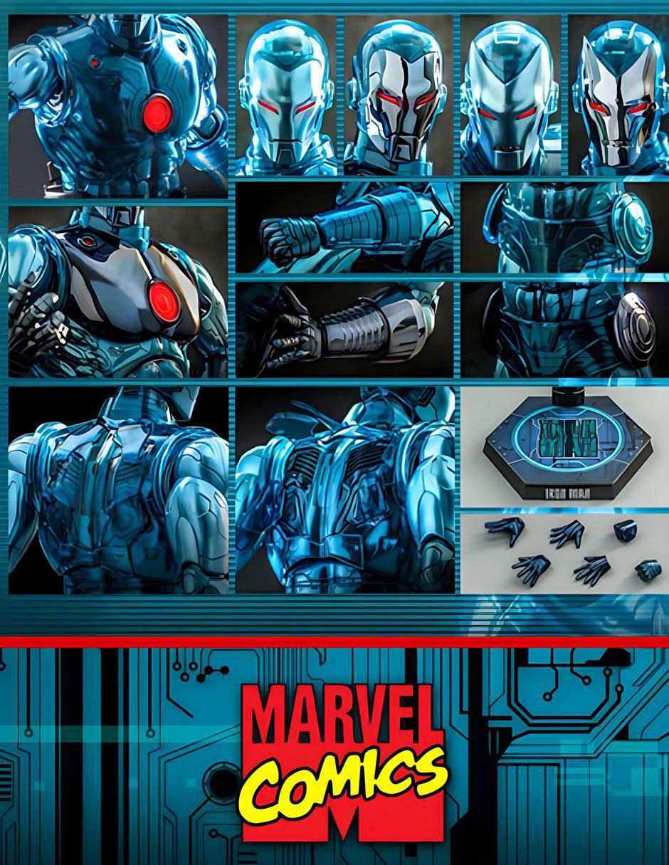 Figura de colección Marvel Studios: Iron Man Iron Man collectors con luz 6