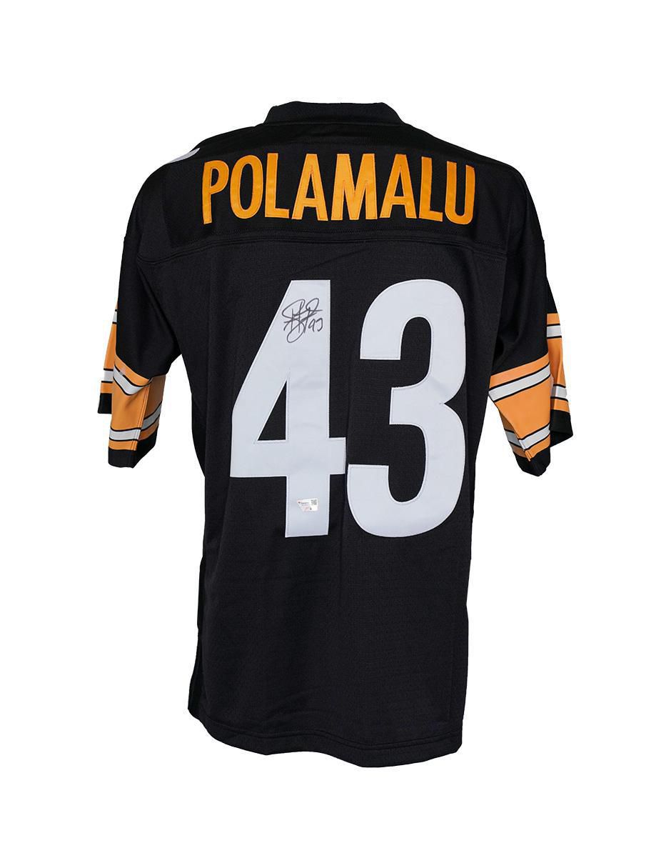 Troy Polamalu Pittsburgh Steelers Mitchell Ness NFL Black, 42% OFF