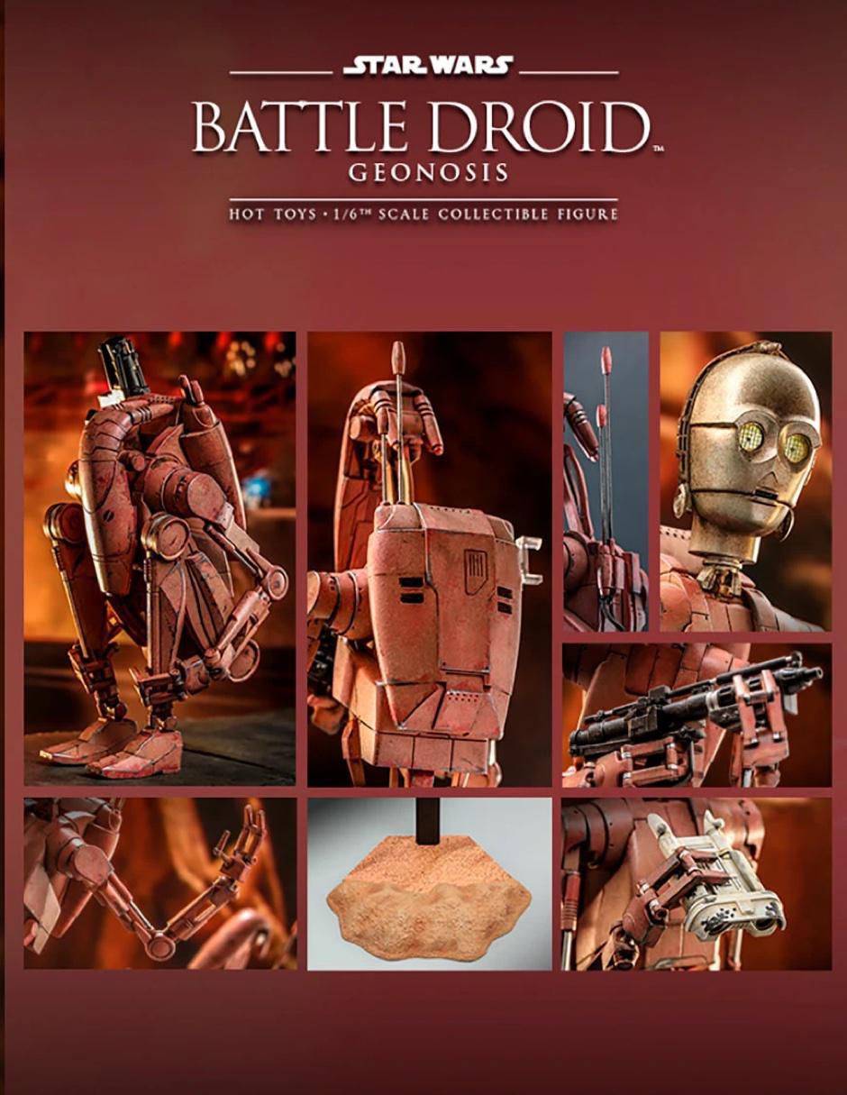 Figura de colección Star Wars Battle Droid aniversario 2