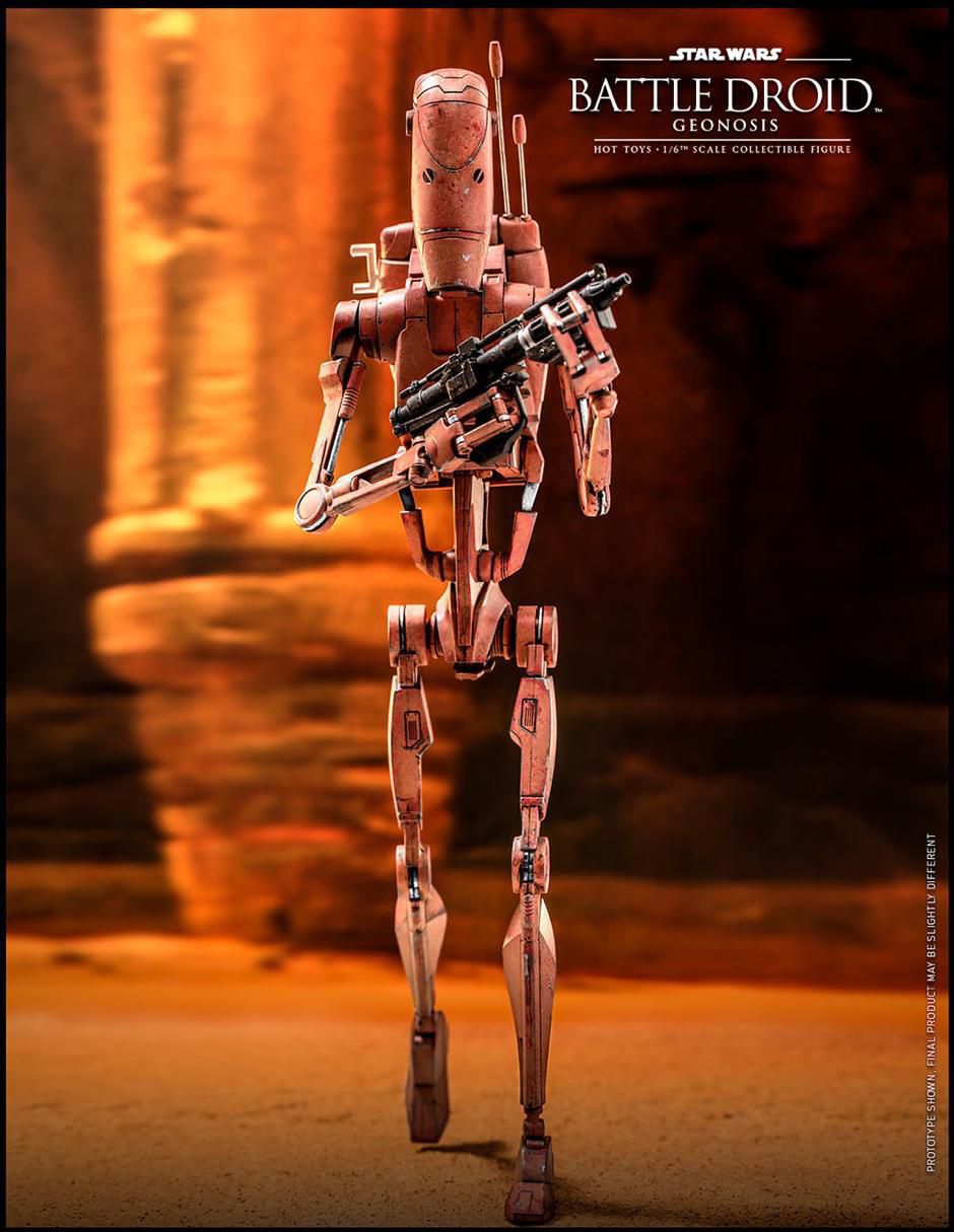 Figura de colección Star Wars Battle Droid aniversario 4