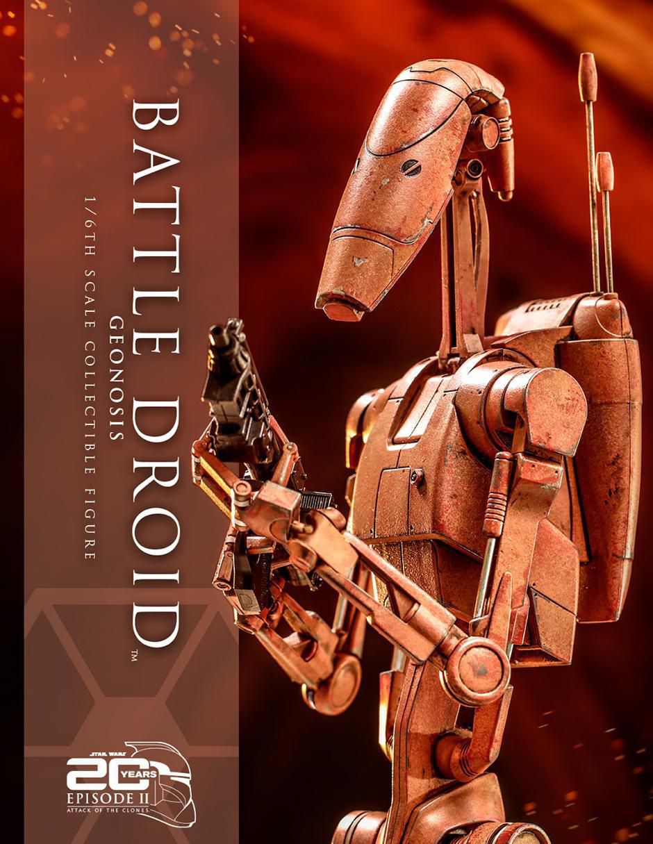 Figura de colección Star Wars Battle Droid aniversario 5