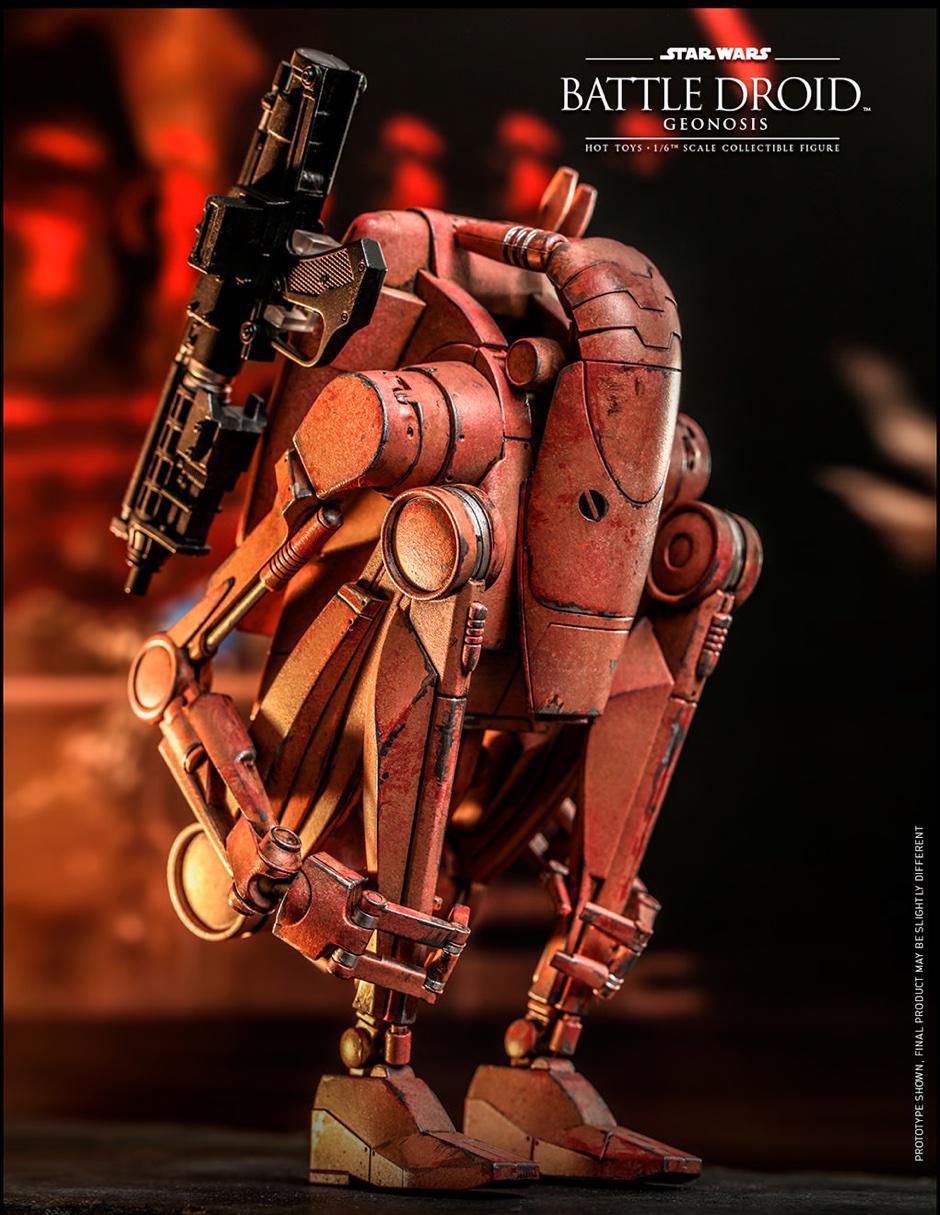 Figura de colección Star Wars Battle Droid aniversario 6