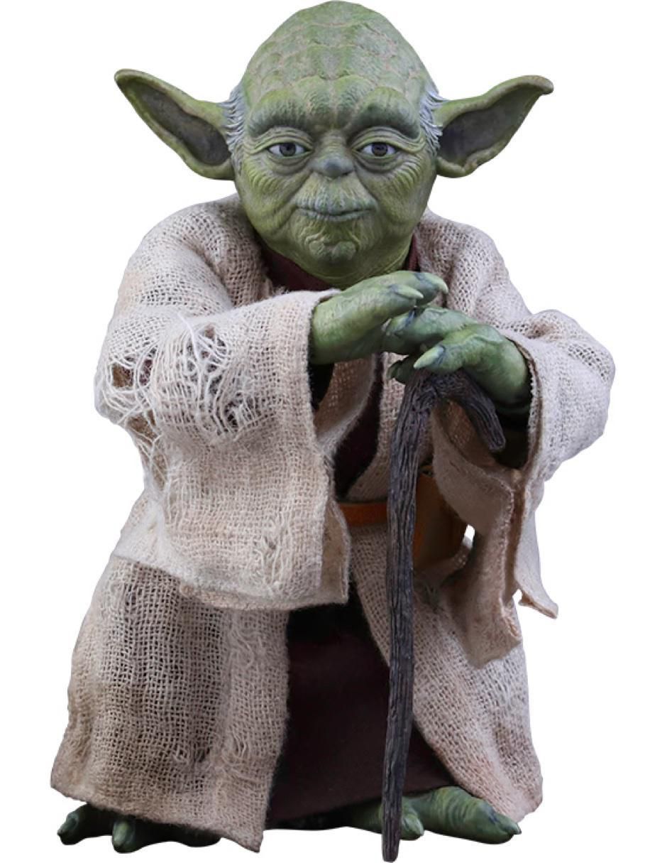 Figura de colección Star Wars Attack of the Clones Yoda deluxe 1