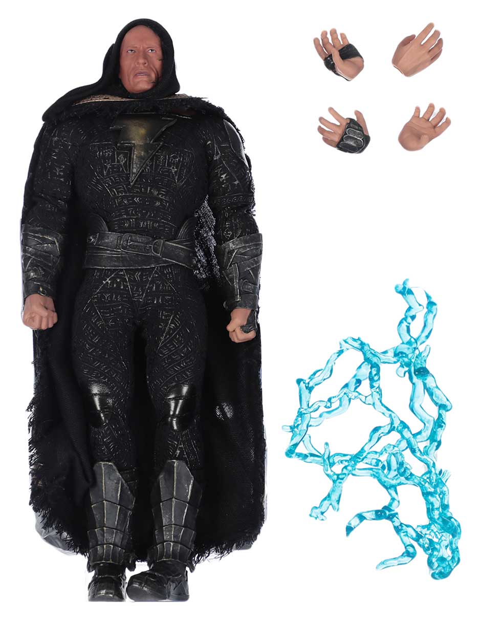 Figura de acción DC Black Adam con luz articulado
