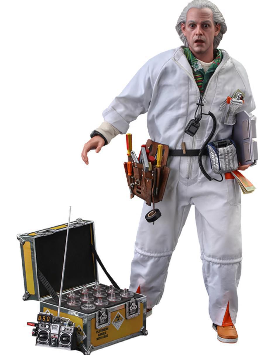 Figura de colección Back to the future Dr. Emmett Brown deluxe Figura de colección Back to the future Dr. Emmett Brown deluxe