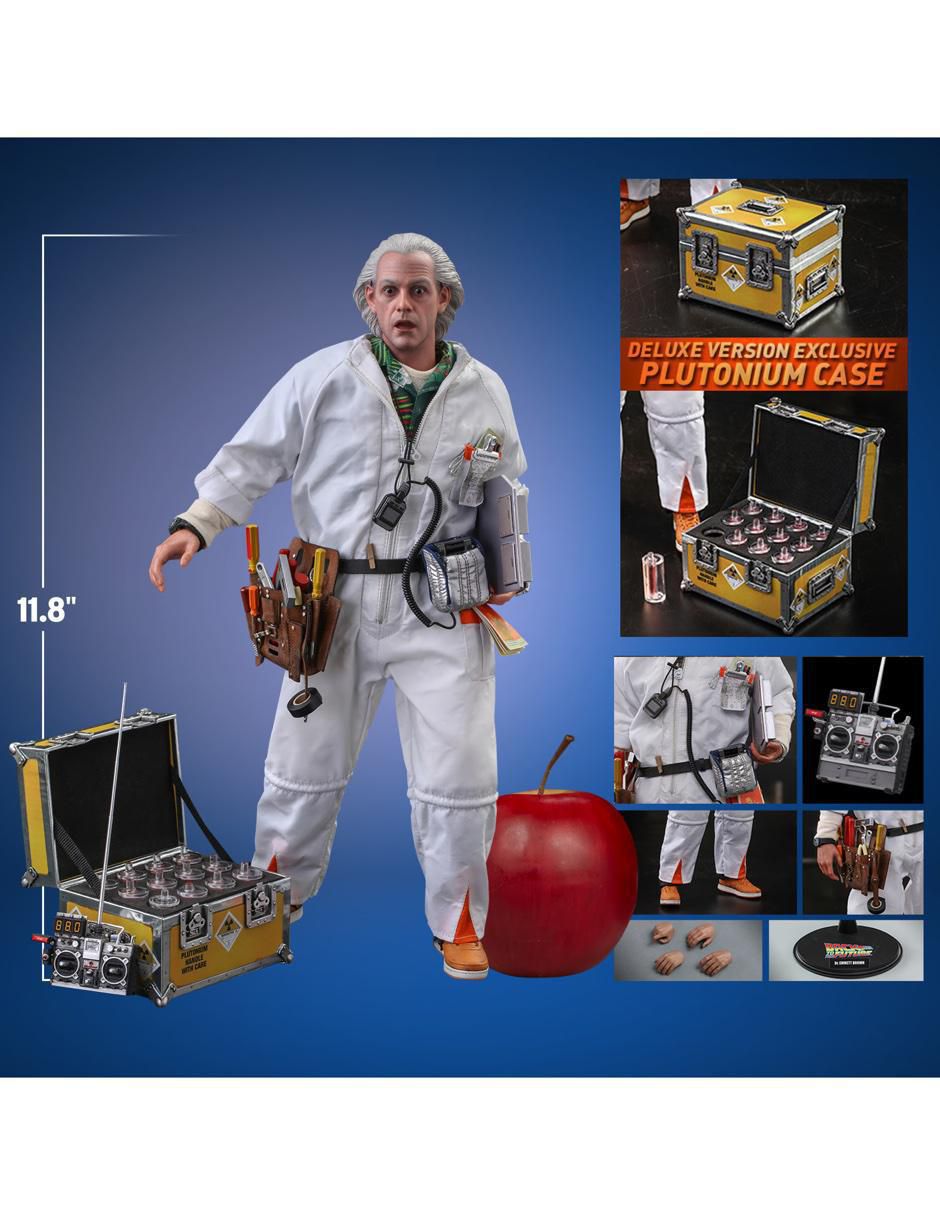 Figura de colección Back to the future Dr. Emmett Brown deluxe 2