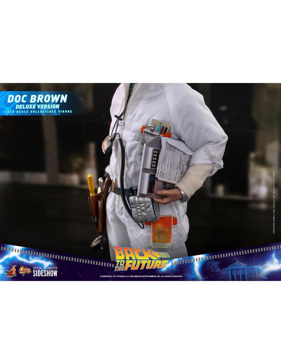Figura de colección Back to the future Dr. Emmett Brown deluxe 3