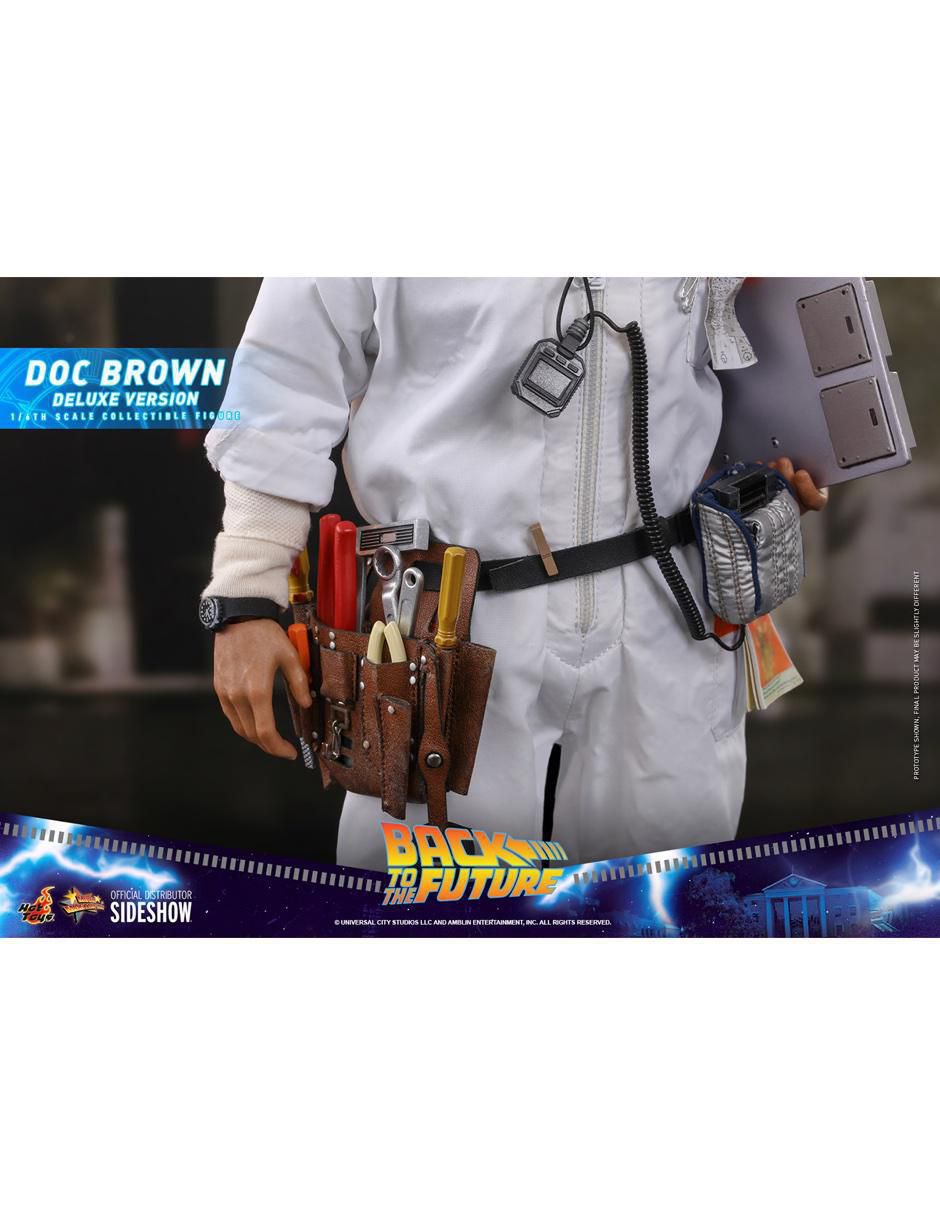 Figura de colección Back to the future Dr. Emmett Brown deluxe 5
