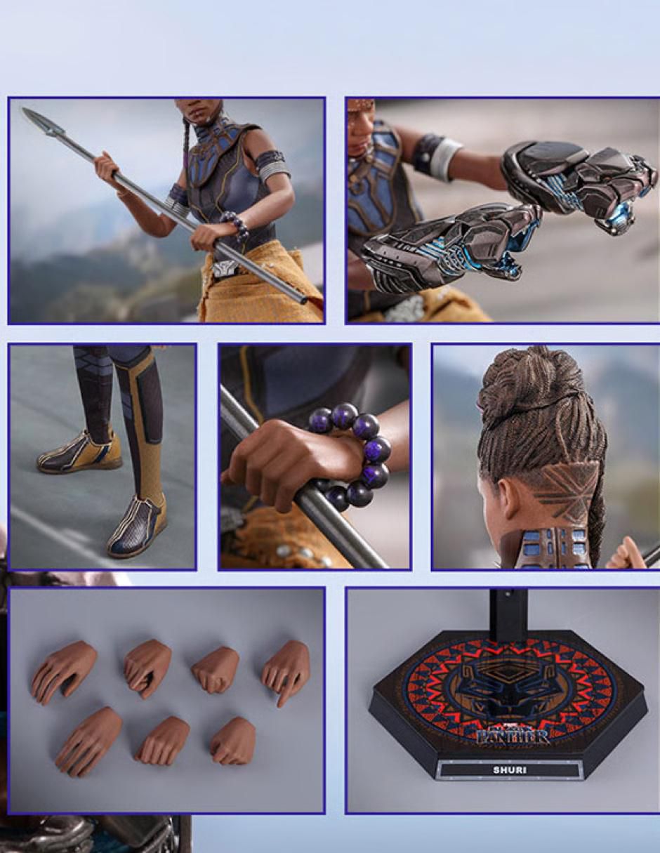 Figura de colección Black Panther Shuri deluxe 2