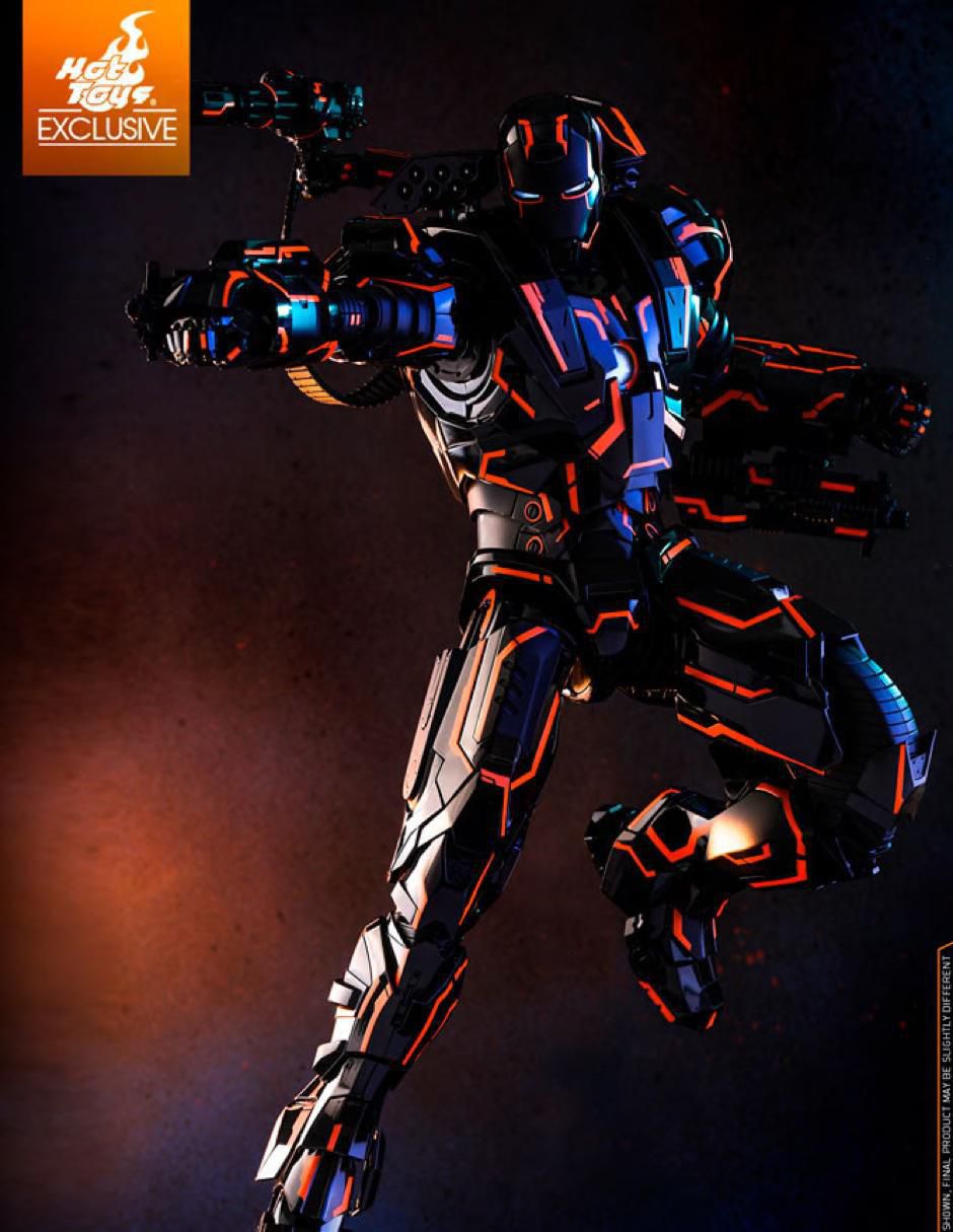 Figura de colección Marvel Avengers Endgame War Machine deluxe 4