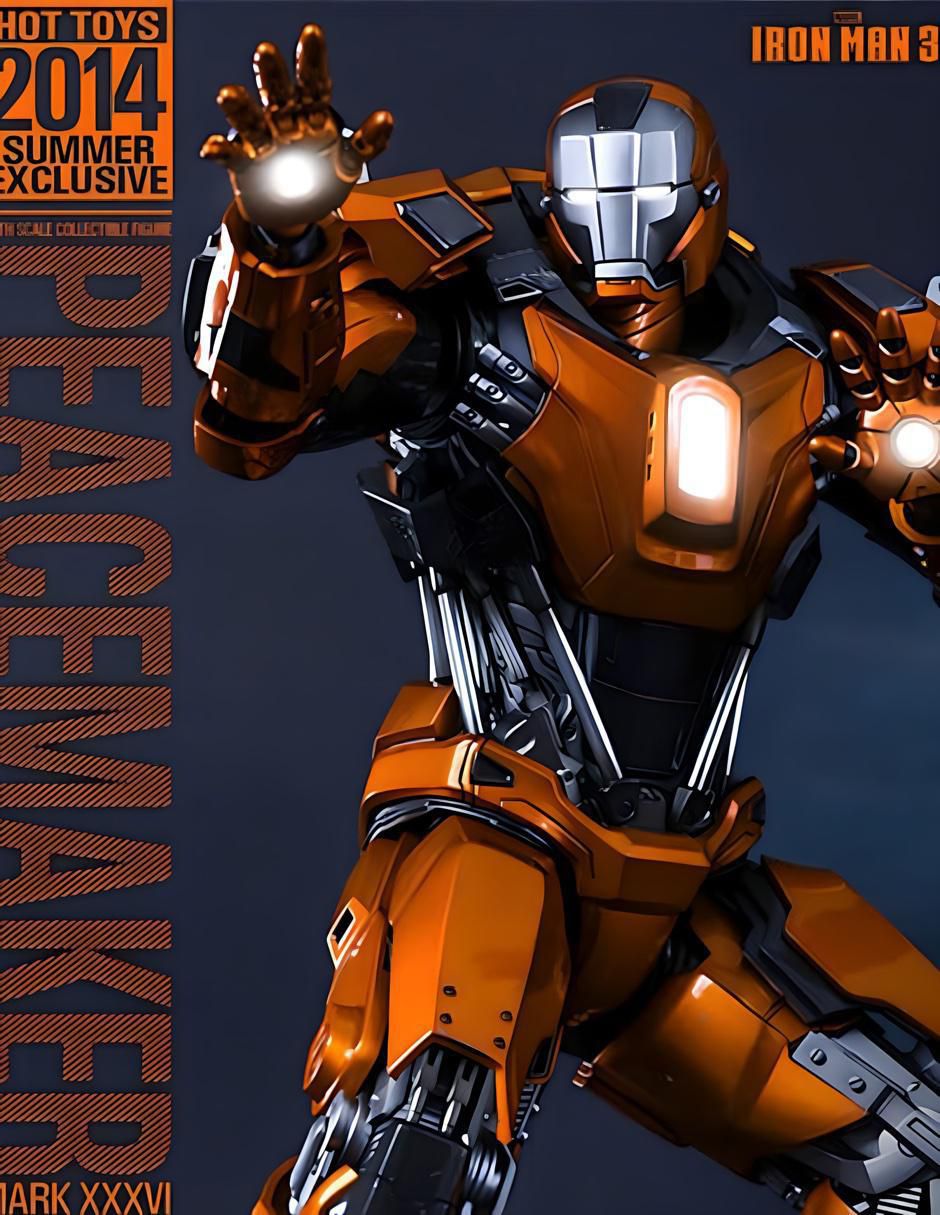 Figura de colección Marvel Studios: Iron Man Peacemaker collectors 4