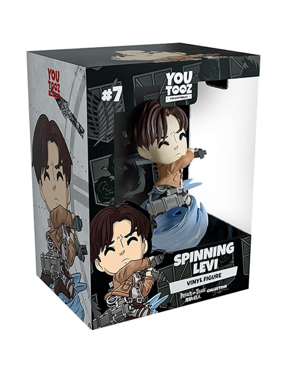 Figura de colección articulada Attack on Titan Levi Ackerman collectors 3