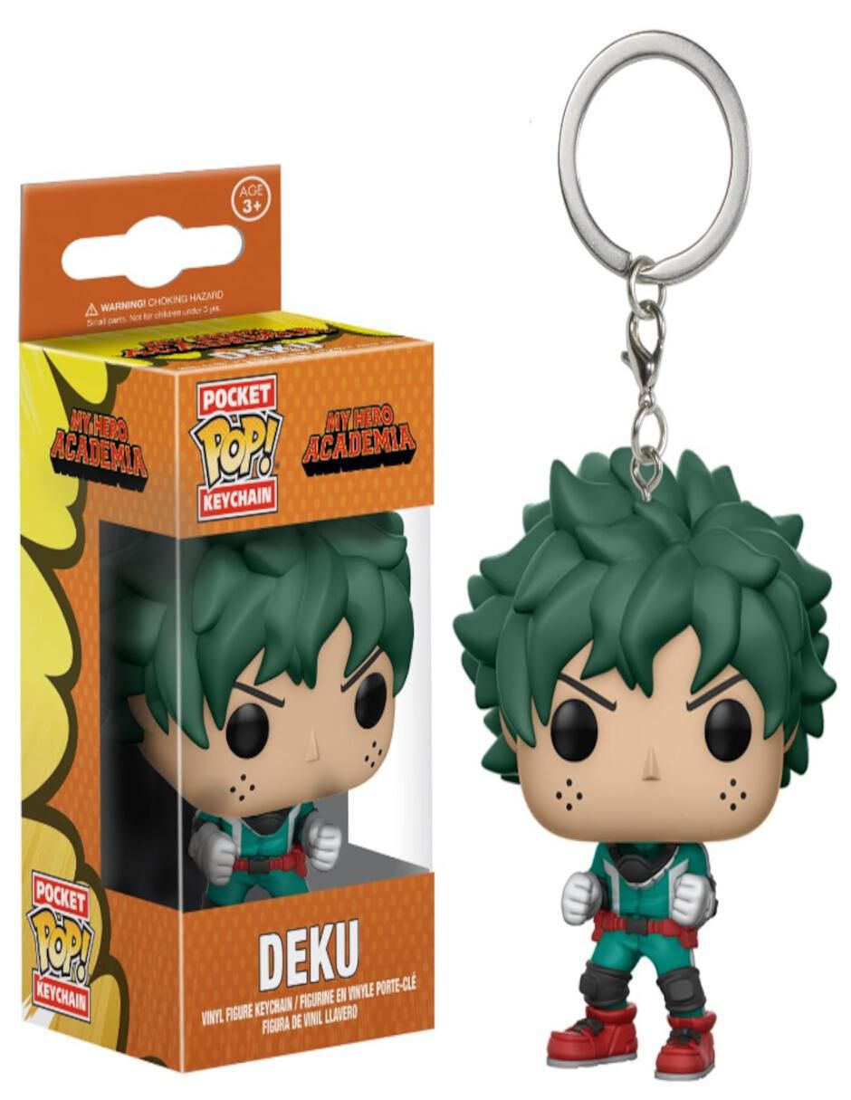 Llavero Pop! Izuku Midoriya de plástico y metal