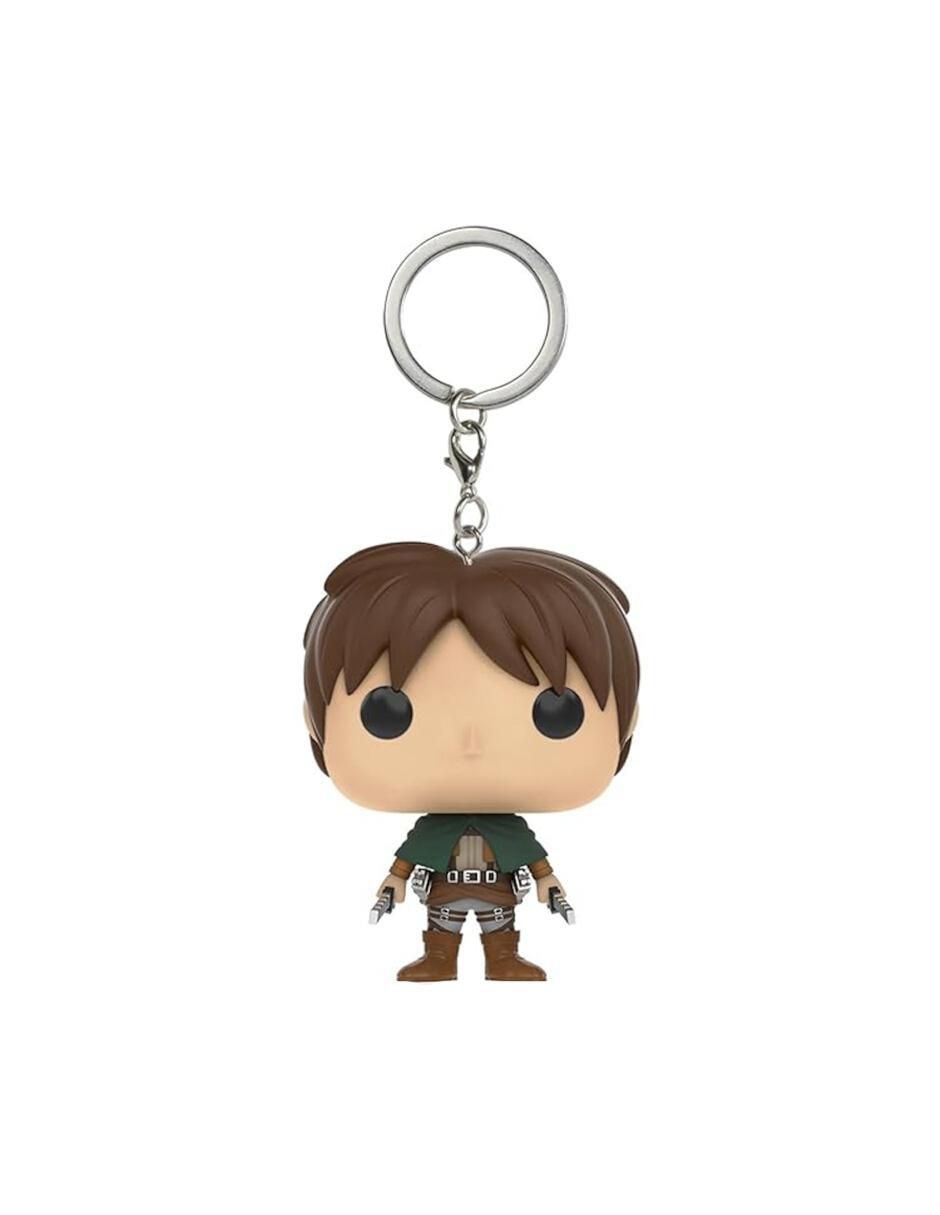 Llavero Pop! Eren Jaeger Attack On Titan de plástico y metal