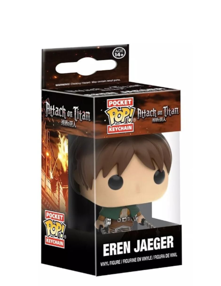 Llavero Pop! Eren Jaeger Attack On Titan de plástico y metal 3