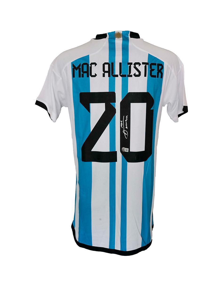 Jersey autografiado por Alexis Mac Allister 1