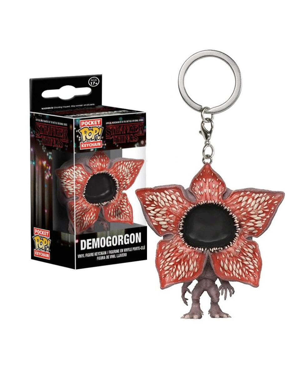 Llavero Demogorgon de plástico y metal 3
