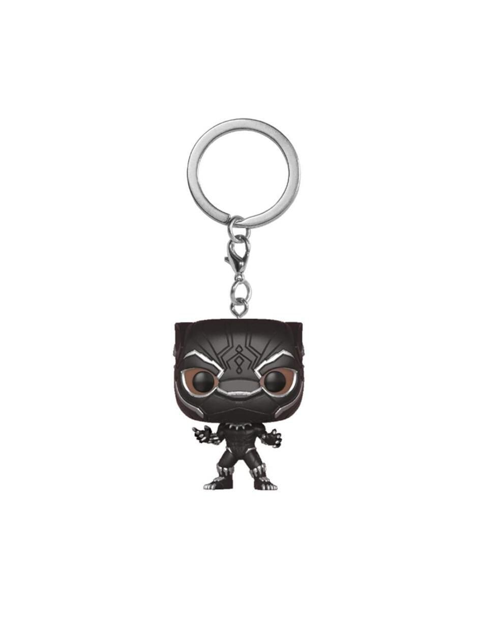Llavero Black Panther de plástico y metal Llavero Black Panther de plástico y metal