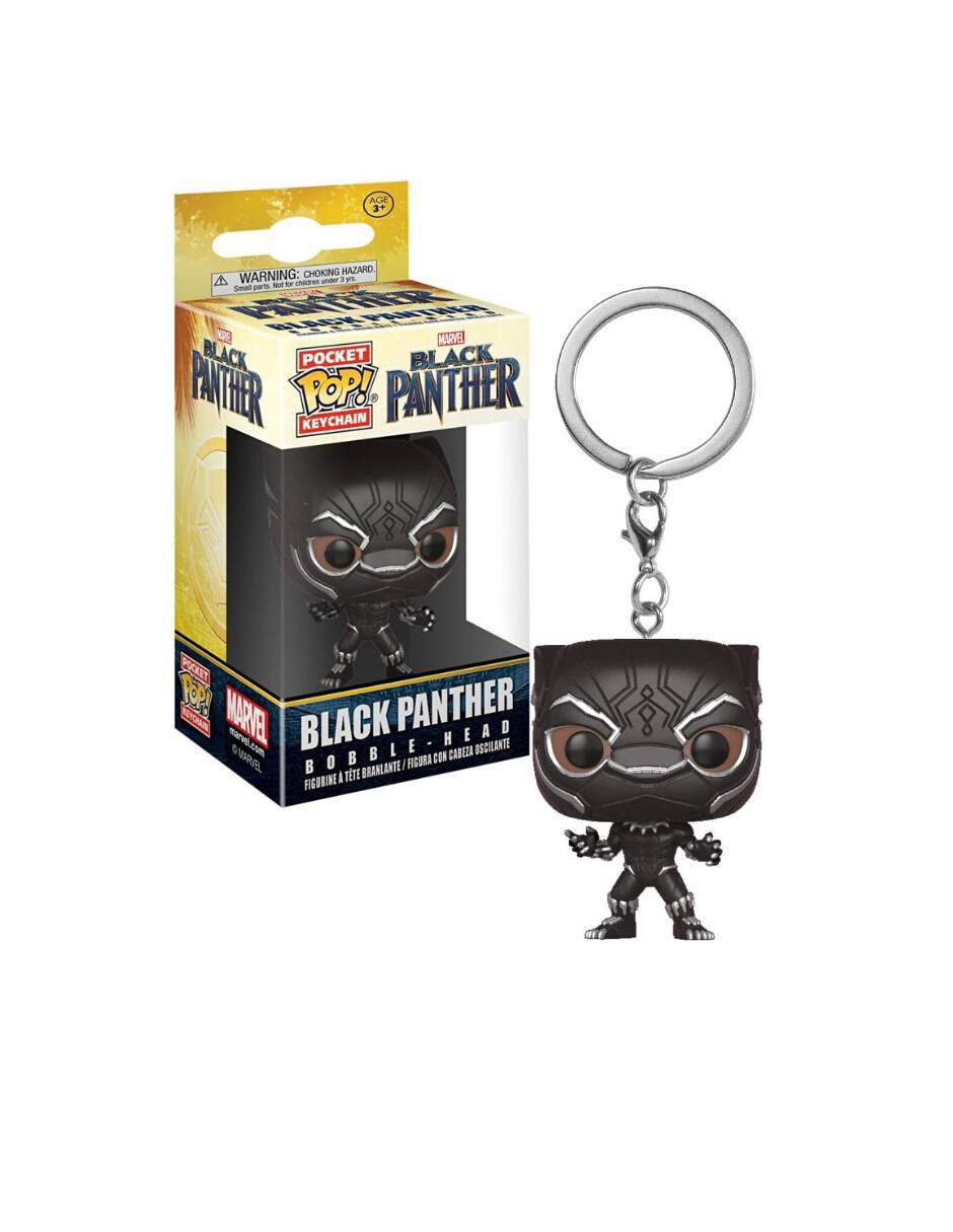 Llavero Black Panther de plástico y metal 2