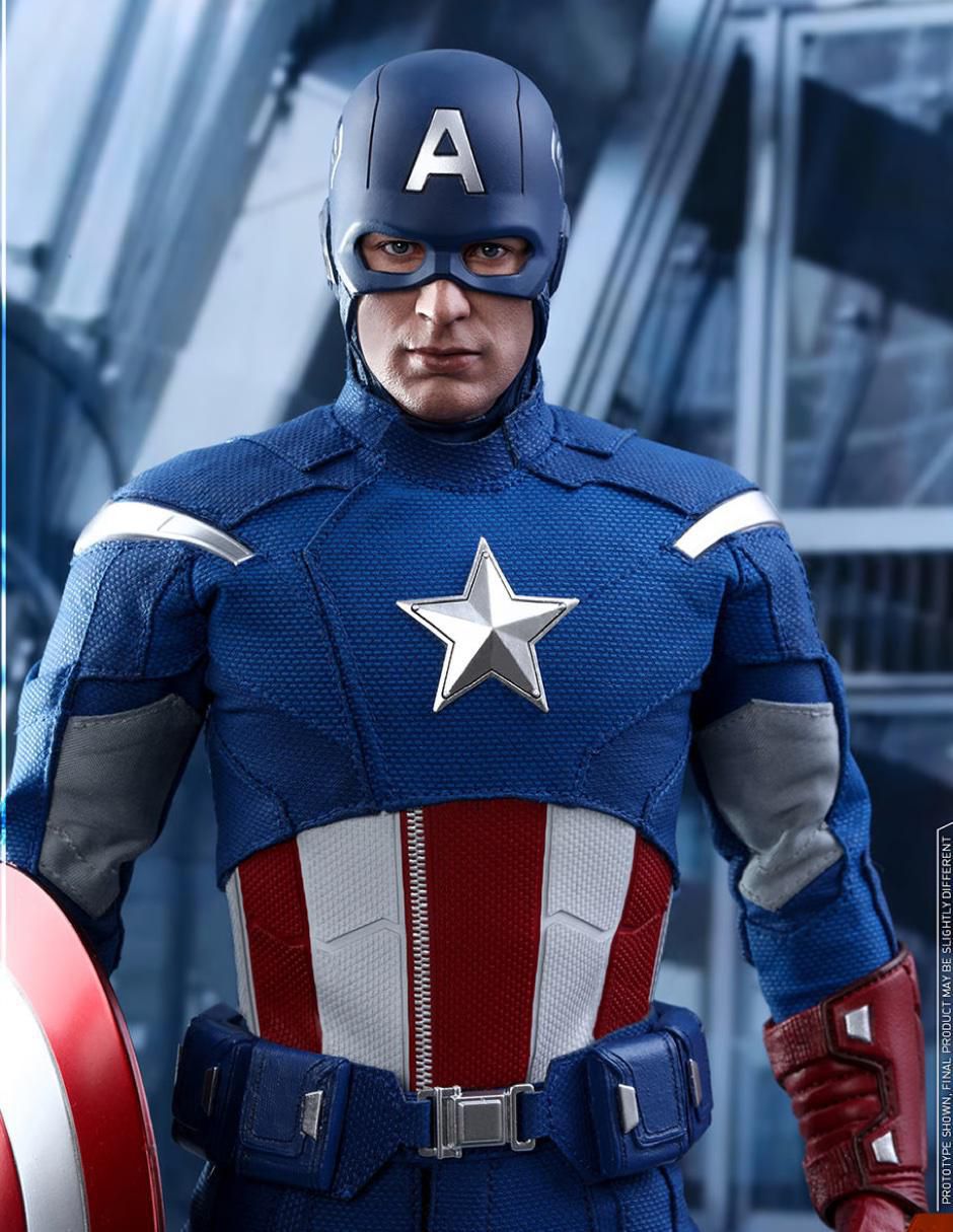 Figura de colección Marvel Avengers Endgame Captain America deluxe 5