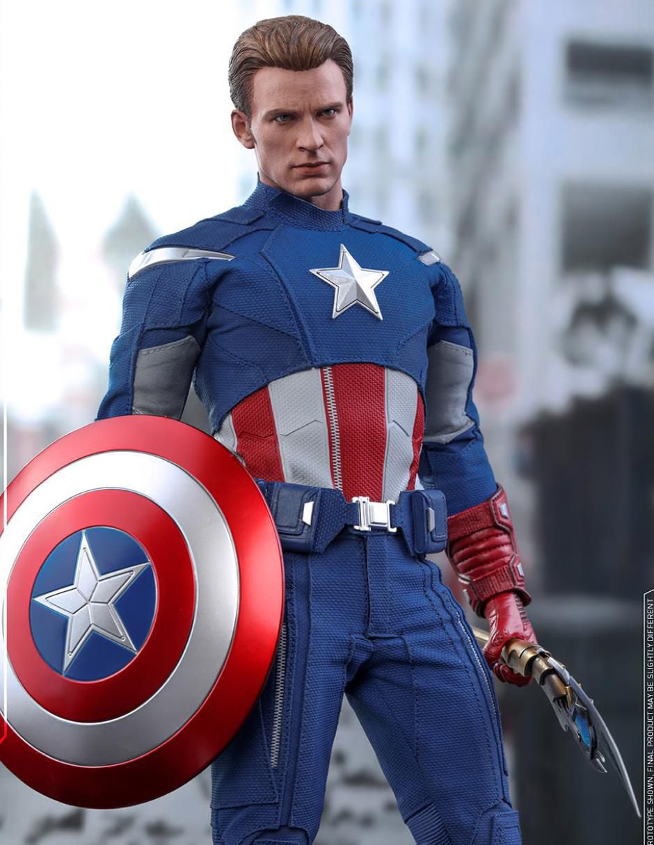 Figura de colección Marvel Avengers Endgame Captain America deluxe